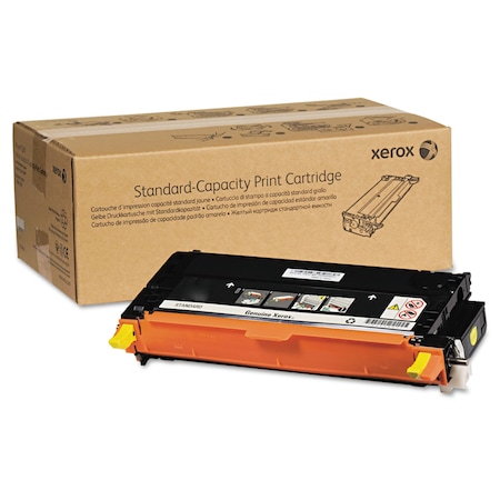 Xerox Toner Cartridge, 2200 Page, Yellow 106R01390
